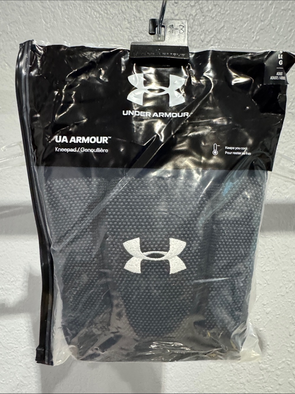 NIB Under Armour UA Armour kneepad black size Large adult